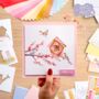 Gardener's World Card Making Kit | Garden Shed Watering Can Bird House, thumbnail 5 of 7