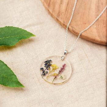 Wildflower Sterling Silver Necklace, 2 of 3