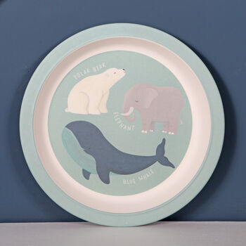 Endangered Animals Dinner Set With Personalised Bag, 3 of 5