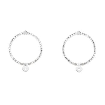 Mother And Daughter Heart Charm Bracelet Set, 3 of 3