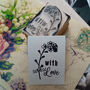 With Love Rubber Stamp, thumbnail 3 of 4