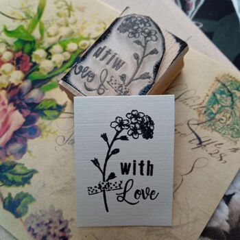 With Love Rubber Stamp, 3 of 4