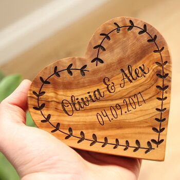 Personalised Valentines Gift For Her, Engraved Heart, 6 of 7