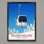 Villard De Lans Ski Resort Poster, thumbnail 1 of 6