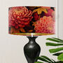 Rich Red And Peach Floral Lampshade, Opulent Blooms, thumbnail 1 of 6