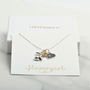 Personalised Bunny Rabbit Necklace Gift For Girls, thumbnail 2 of 7