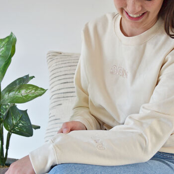 Embroidered Bride Sweatshirt, 4 of 5