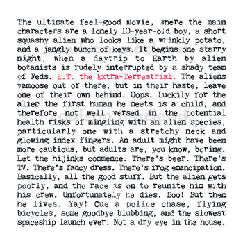 E.T. Movie Plot A5 Print, Film Lover Gift, 2 of 5