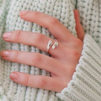 Hug Ring, Sterling Silver Or Gold Plated, 4 of 8