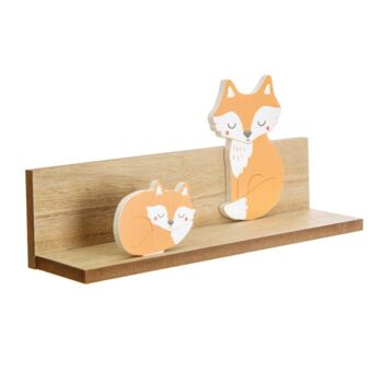Personalised Fox Designed Shelf, 3 of 4
