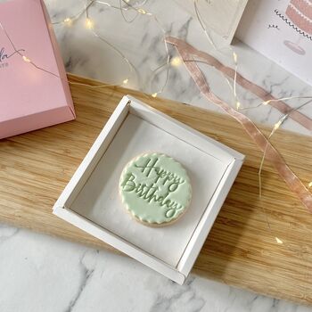 Birthday Letterbox Personalised Vanilla Cookie, 7 of 12