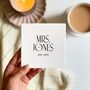 Personalised Mr And Mrs Ceramic Coaster Set For Couples, thumbnail 9 of 10