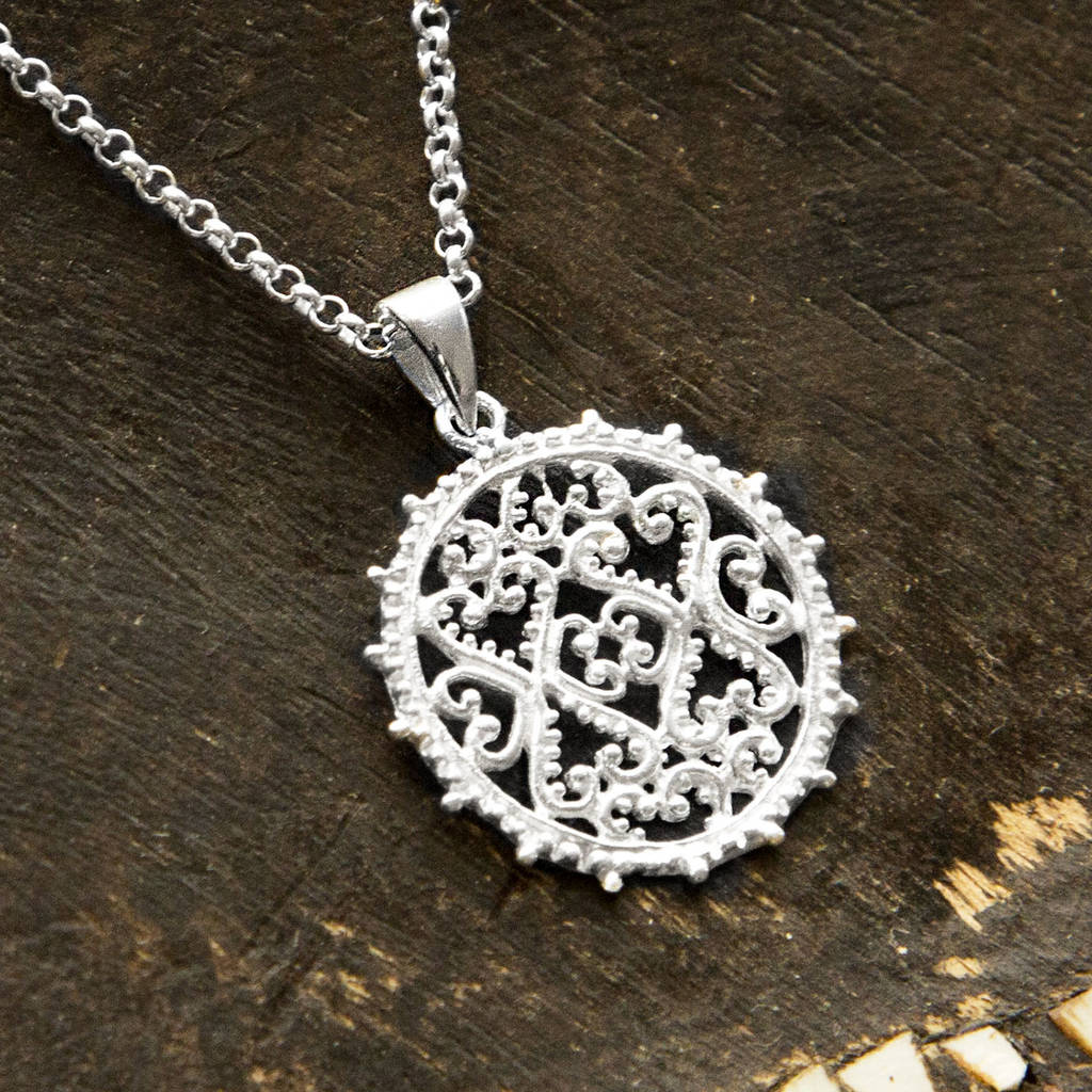 Sterling Silver Pushkar Necklace By Martha Jackson Sterling Silver