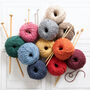 Rainbow Cushion Knitting Kit, thumbnail 7 of 8