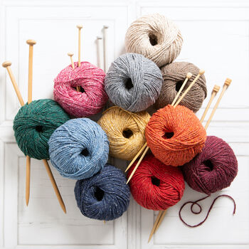 Rainbow Cushion Knitting Kit, 7 of 8