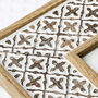 Bohemian 3D Pattern Picture Frame For Wall Tabletop, thumbnail 4 of 4