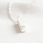 Personalised Initial Shape Bar Necklace, thumbnail 5 of 10