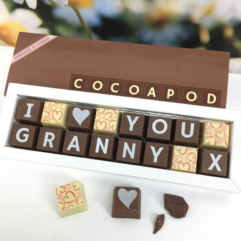 Personalised I Love My Granny Chocolate Gift, 3 of 7