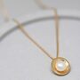 9ct Gold Pearl Necklace. Handmade Pearl Pendant, thumbnail 3 of 6