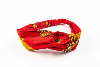 African Print Turban Headband, 6 of 9