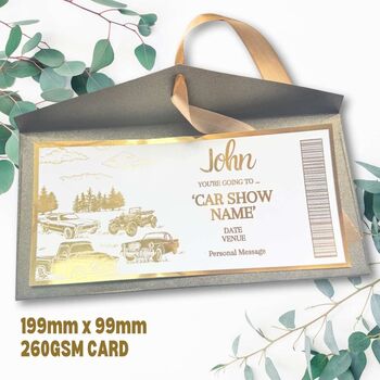 Car Show Gift Ticket, 3 of 6