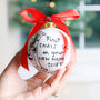 Personalised First Christmas As Mr And Mrs Bauble, thumbnail 8 of 12