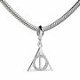 Harry Potter Sterling Silver Deathly Hallows Slider Charm With Crystals, thumbnail 2 of 3
