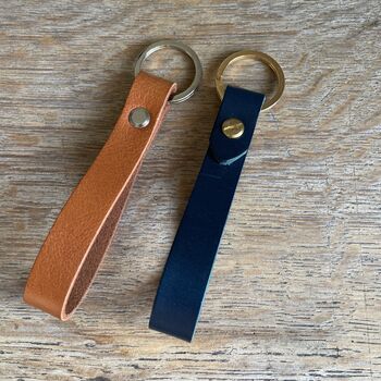 Loxley Leather Loop Keyring, 2 of 4