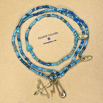 Beaded Clasp Charm Necklace, 7 of 11