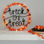 Trick Or Treat Halloween Fairy Light Hoop, thumbnail 1 of 5