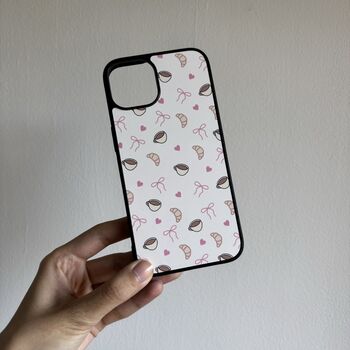 Croissant And Coffee Phone Case, 2 of 2