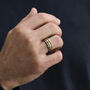 Personalised Men's Stacker Ring, thumbnail 10 of 10