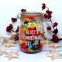 'Christmas Eve' Personalised Retro Sweets Jar, thumbnail 2 of 4