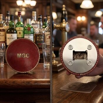 Personalised Cricket Ball Bottle Opener Cricket Gift, 4 of 8