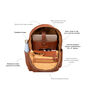 Personalised Brown Leather 16 Inch Macbook Backpack, thumbnail 4 of 11