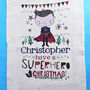 Personalised Superhero Christmas Gift Sack, thumbnail 4 of 4