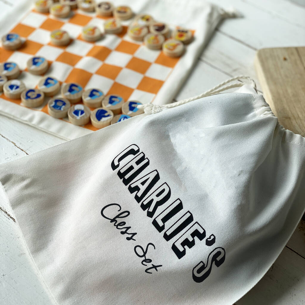 Personalised Chess In A Bag, 1 of 2
