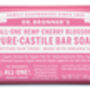 Dr Bronner's Cherry Blossom Pure Castile Soap Bar 140g, thumbnail 1 of 2