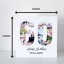 Personalised 60th Birthday Photo Collage Card, thumbnail 3 of 7