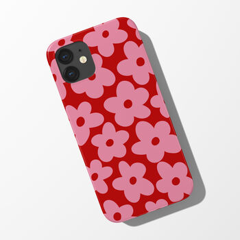 Retro Flower Phone Case Durable iPhone Samsung Mobile Cover, 6 of 10