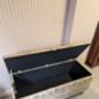 William Morris Light Strawberry Thief Storage Ottoman Footstool, thumbnail 3 of 9