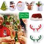 Christmas Party Table Glass Decorations Set Of Eight, thumbnail 8 of 9