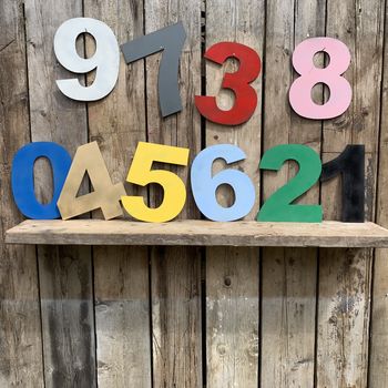 Large Metal House Numbers, 3 of 8