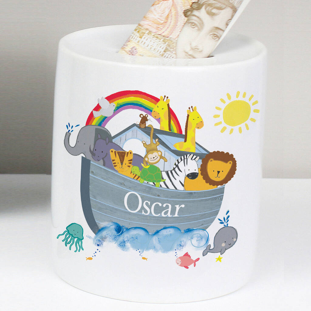 Noah's Ark Money Box By Alice Frederick