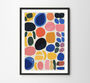 Modern Abstract Bold Art Unframed Poster, thumbnail 1 of 6