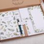 Personalised Green Botanical Desk Stationery Gift Box, thumbnail 3 of 7