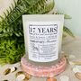 Personalised 17th Furniture Anniversary Meaning Candle, thumbnail 2 of 11