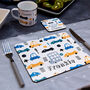 Transport Personalised Placemat, thumbnail 6 of 8