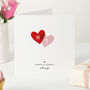 Personalised Valentine’s Day Card With Initials Heart Valentine’s Card For Him Or Her, thumbnail 1 of 4