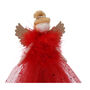 Light Up Red Angel Christmas Tree Topper, thumbnail 3 of 5